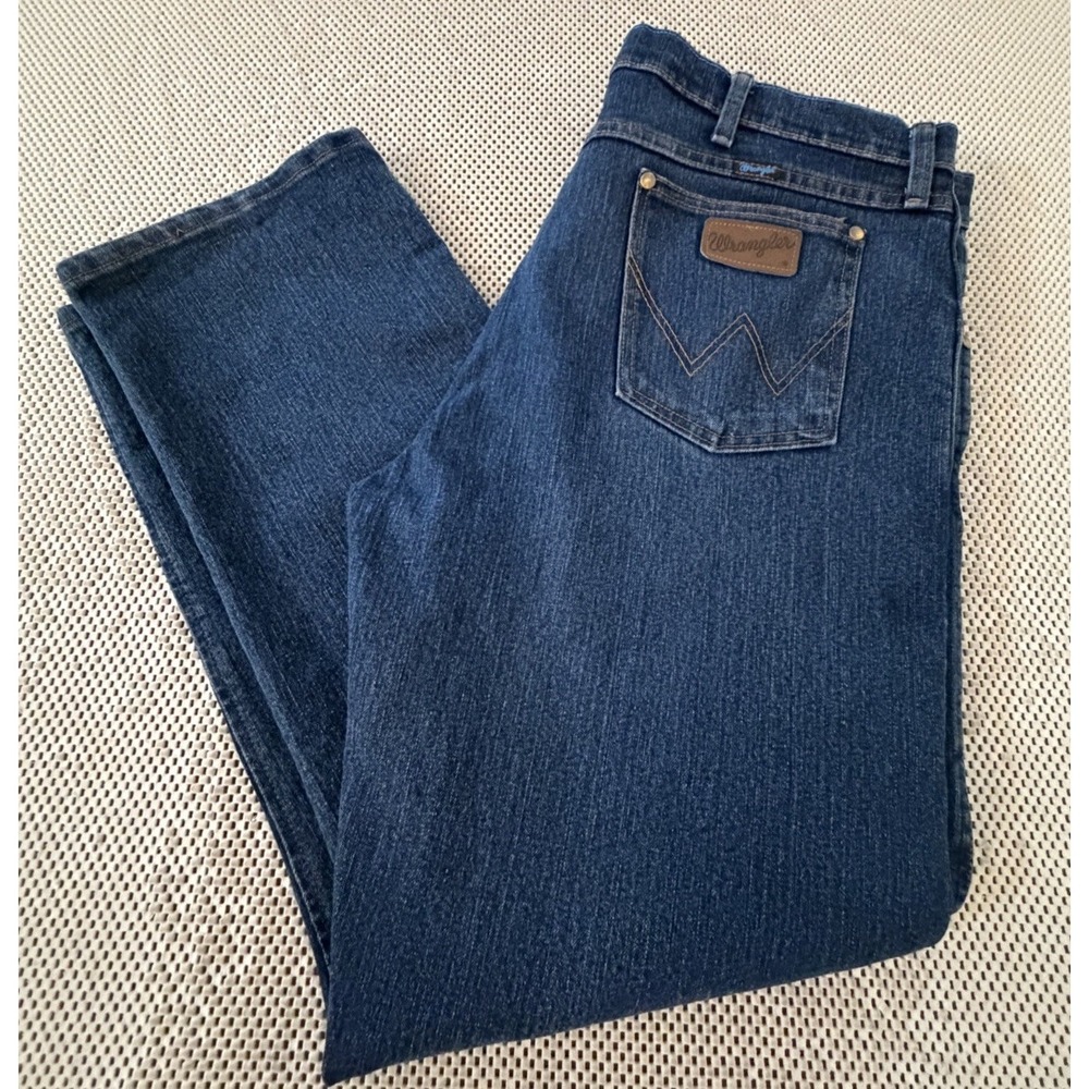 Wrangler Premium Performance Cowboy Cut 47 Regular Fit Jeans Blue 40x30 A203
